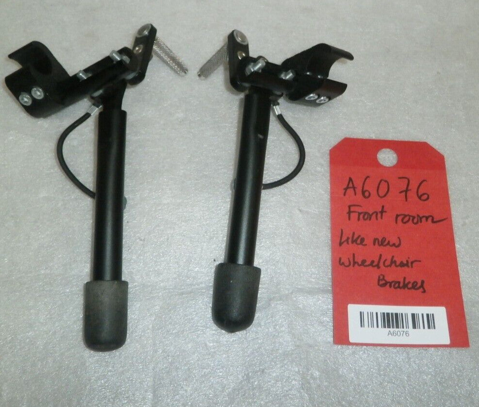 Wheel Locks Wheelchair Long Hand Brake Pull Push Assembly Pair Left Right