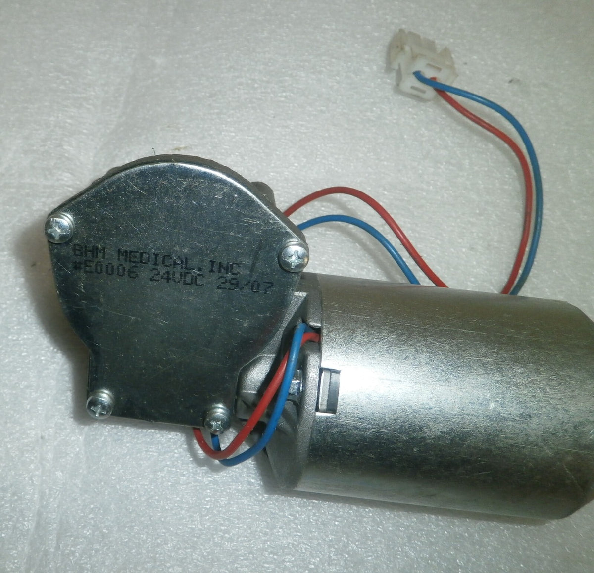 BHM MEDICAL INC. 24V MOTOR E0006 24VDC 29/07