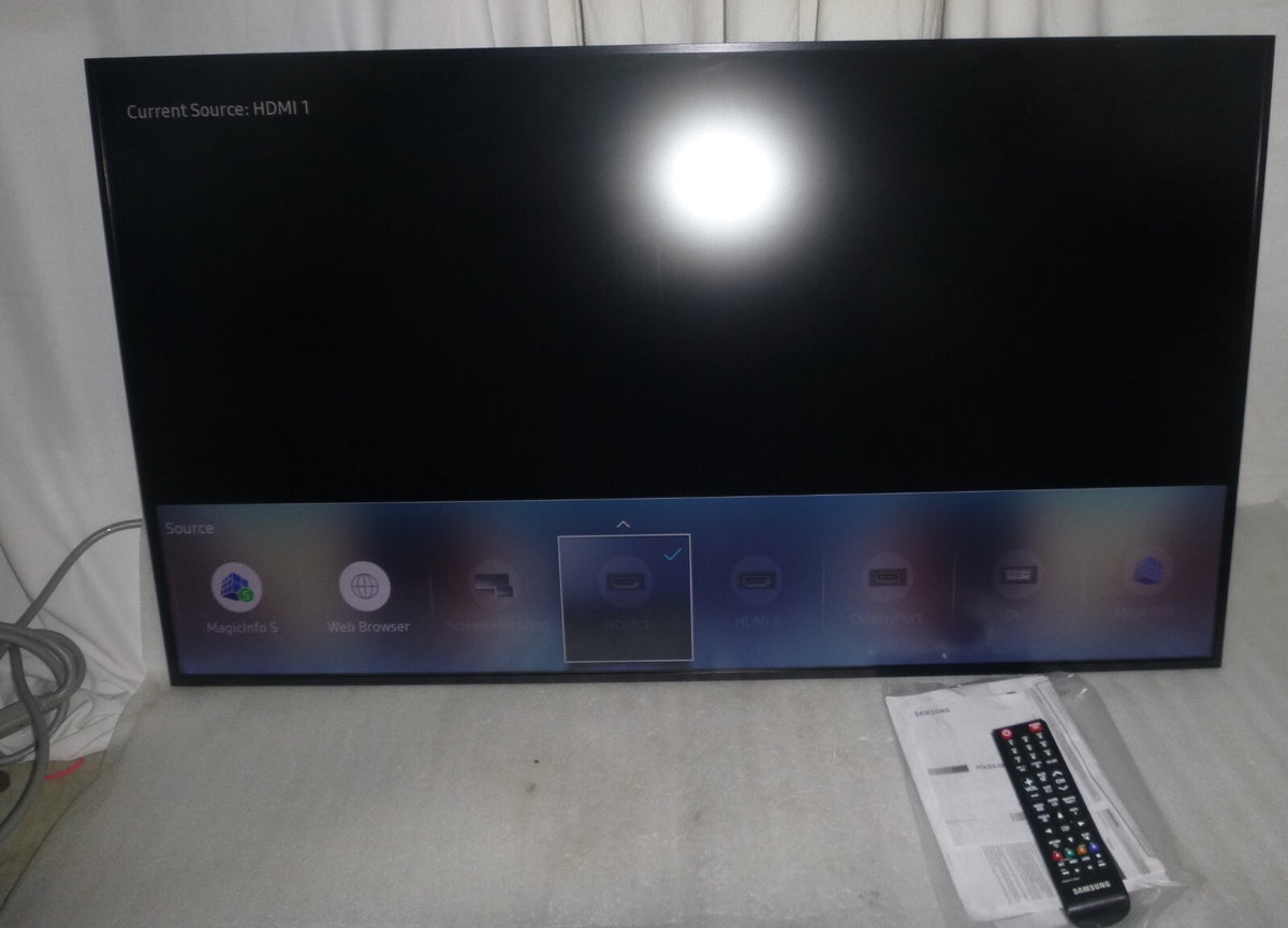 Commerical Digital Signage LED 43" SAMSUNG LH43PHFP PH43F NO STAND W/ REMOTE