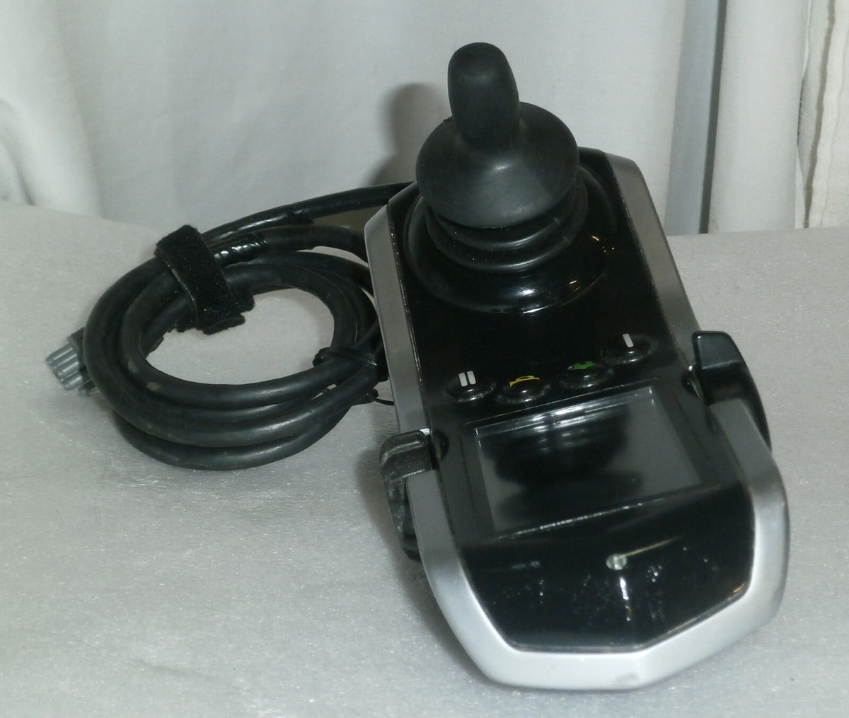 WHEELCHAIR QUANTUM QLOGIC 3 JOYSTICK WITH CONNECTOR AS PHOTO