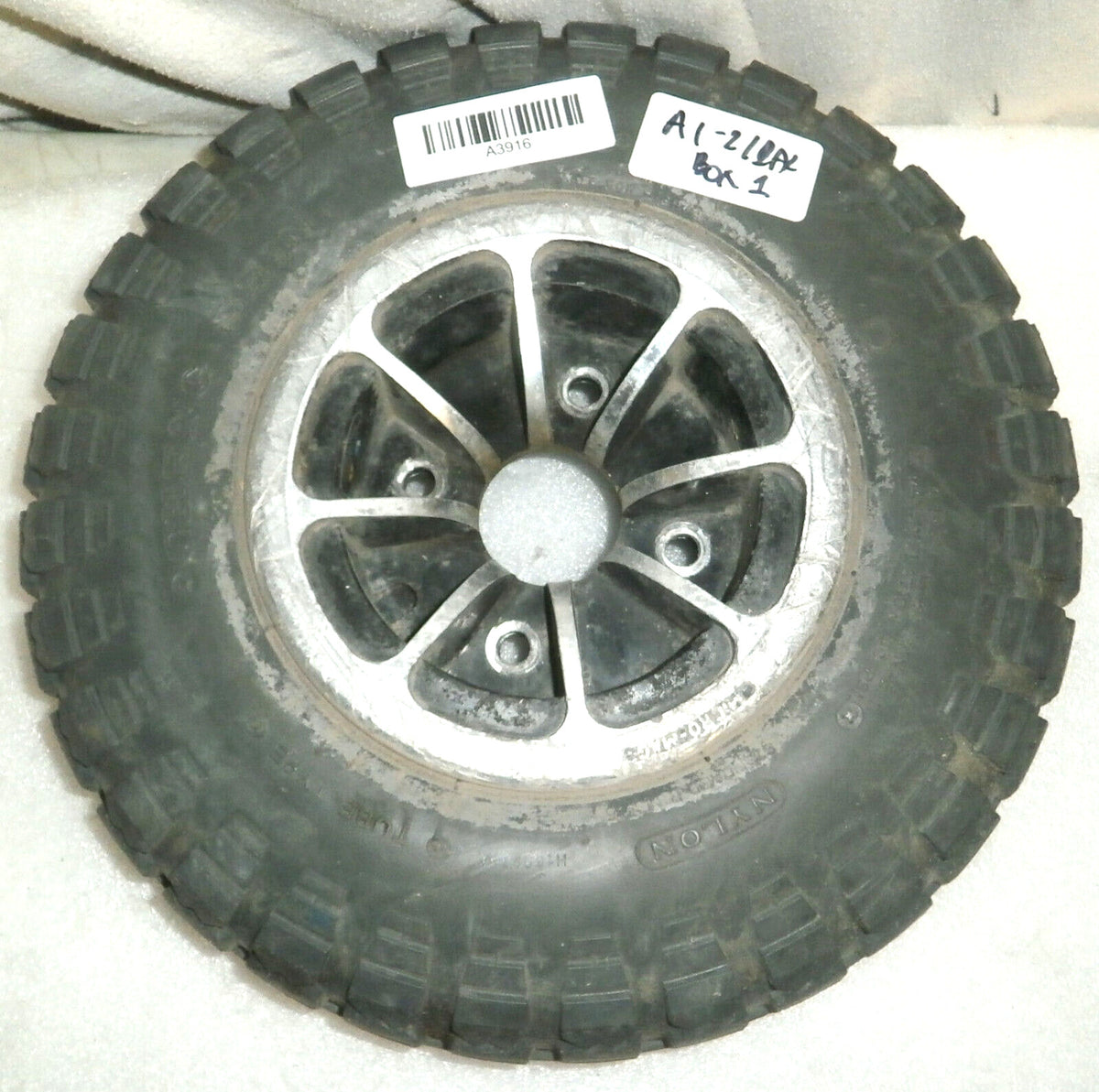 Lot of 2 Wheels from Quantum Q1450 4.00-6 Solid