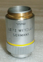Microscope lens Leitz Wetzlar Germany 519760 / 160/- EF 10/0.25