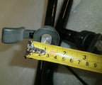 SET OF 2 WHEELCHAIR FOOT REST FRAMES DIMENSION AS PHOTO
