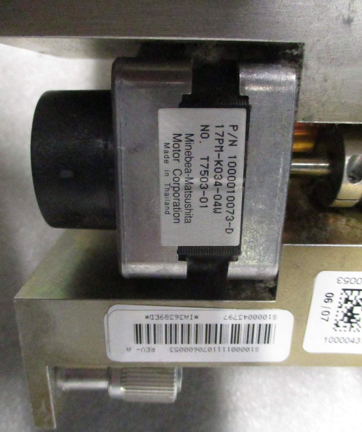 MOTORS 17PM-K034-04W, E5S-200-237-13 PARKER PART FROM SIEMENS DIMENSION VISTA500