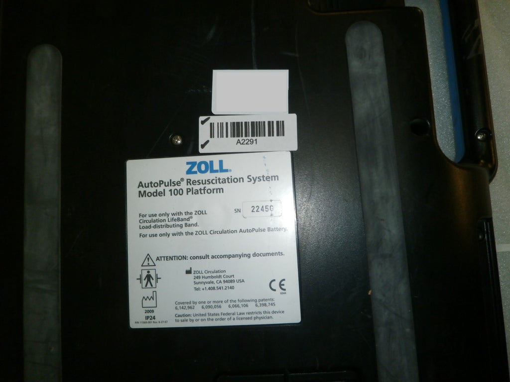 Zoll AutoPulse 100 Resuscitation System No Battery Included