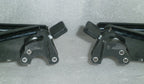 SET OF WHEELCHAIR FOOT REST GOOD CONDITION WITH MOUNT PLATES DIMENSION AS PHOTO