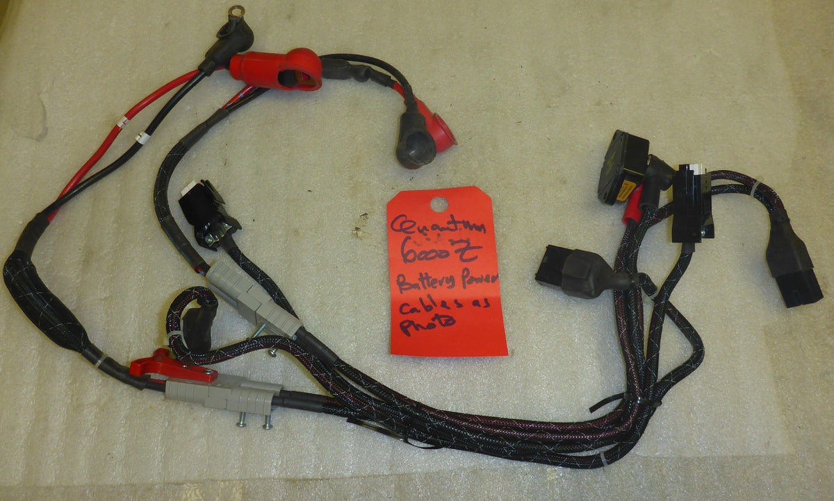 QUANTUM 6000Z WHEELCHAIR BATTERY CABLES USED AS PHOTO