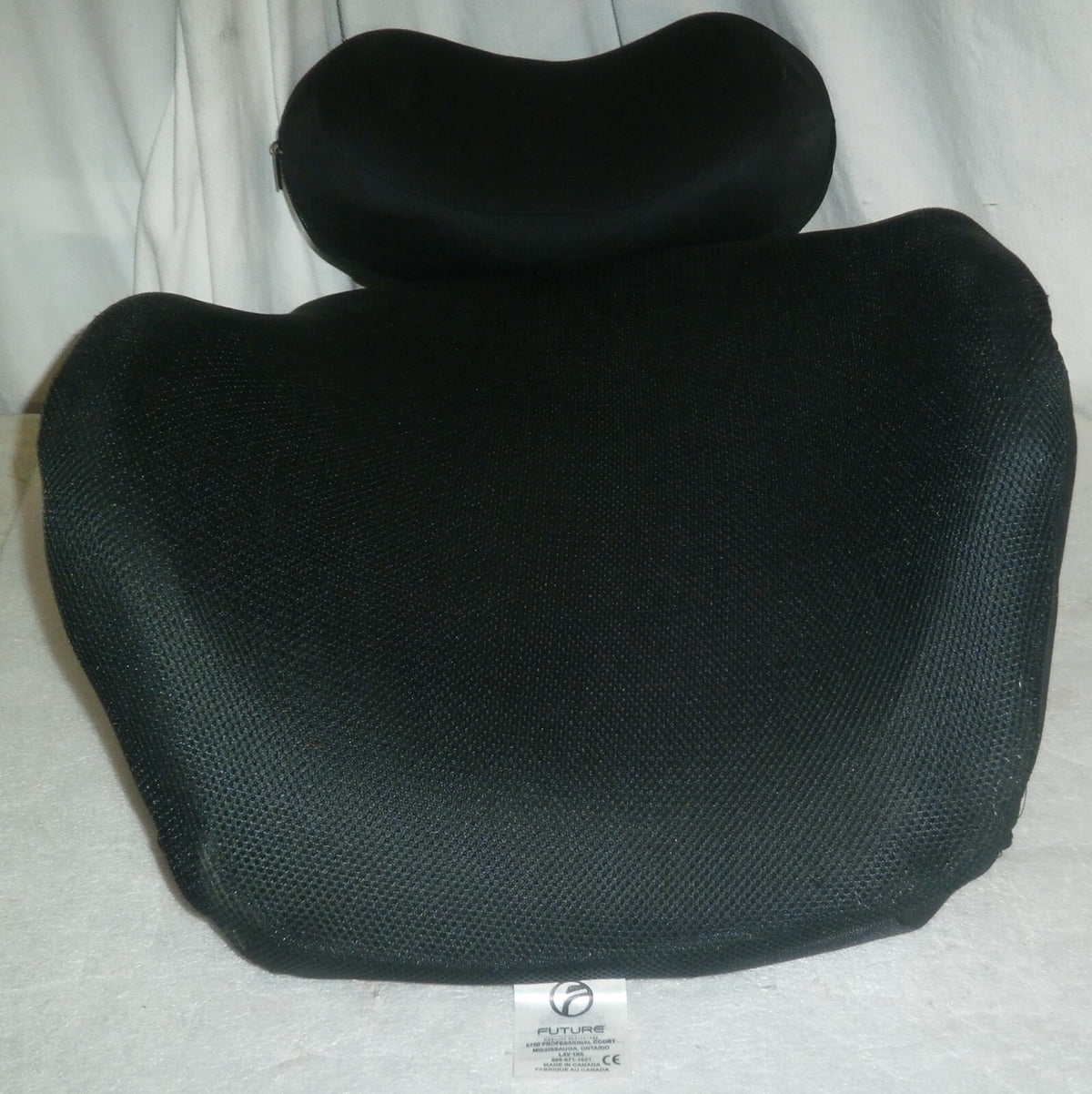 FUTURE WHEELCHAIR BACK CUSHION SIZE 16x21" W/ HEADREST & ACCESSORIES