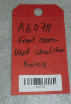Wheel Locks Wheelchair Hand Brake Pull Push Assembly Pair Left Right