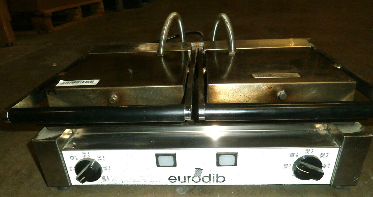Eurodib PDR-E Panini Press Grill Gourmet 3000 Watt