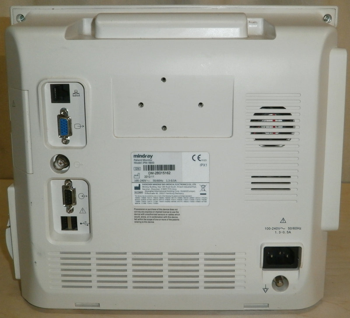 Mindray iPM-9800 Patient Monitor
