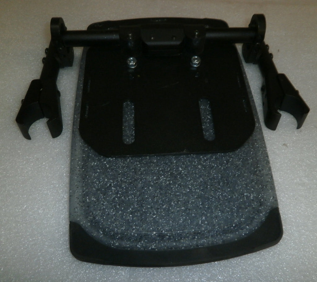 CLICK MANUAL WHEELCHAIR FOOTREST FITS PIPE 31MM DIA GOOD CONDITION