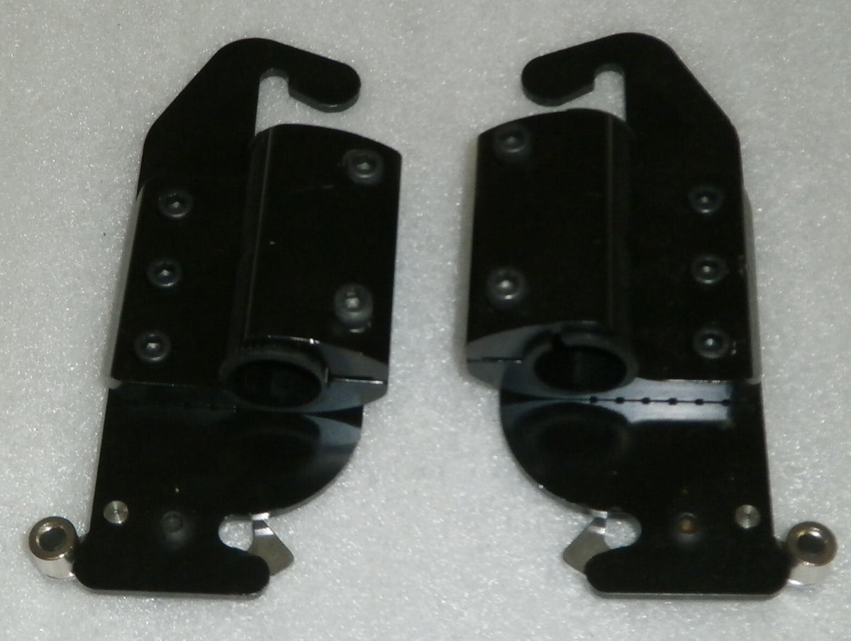 SET OF 2 WHEELCHAIR BACK SUPPORT BRACKET GOOD AS PICTURE