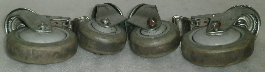 LOT OF 4 ERGO LIFT BHM ERLI-2110 CASTERS FRONT AND BACK W/ GREASED