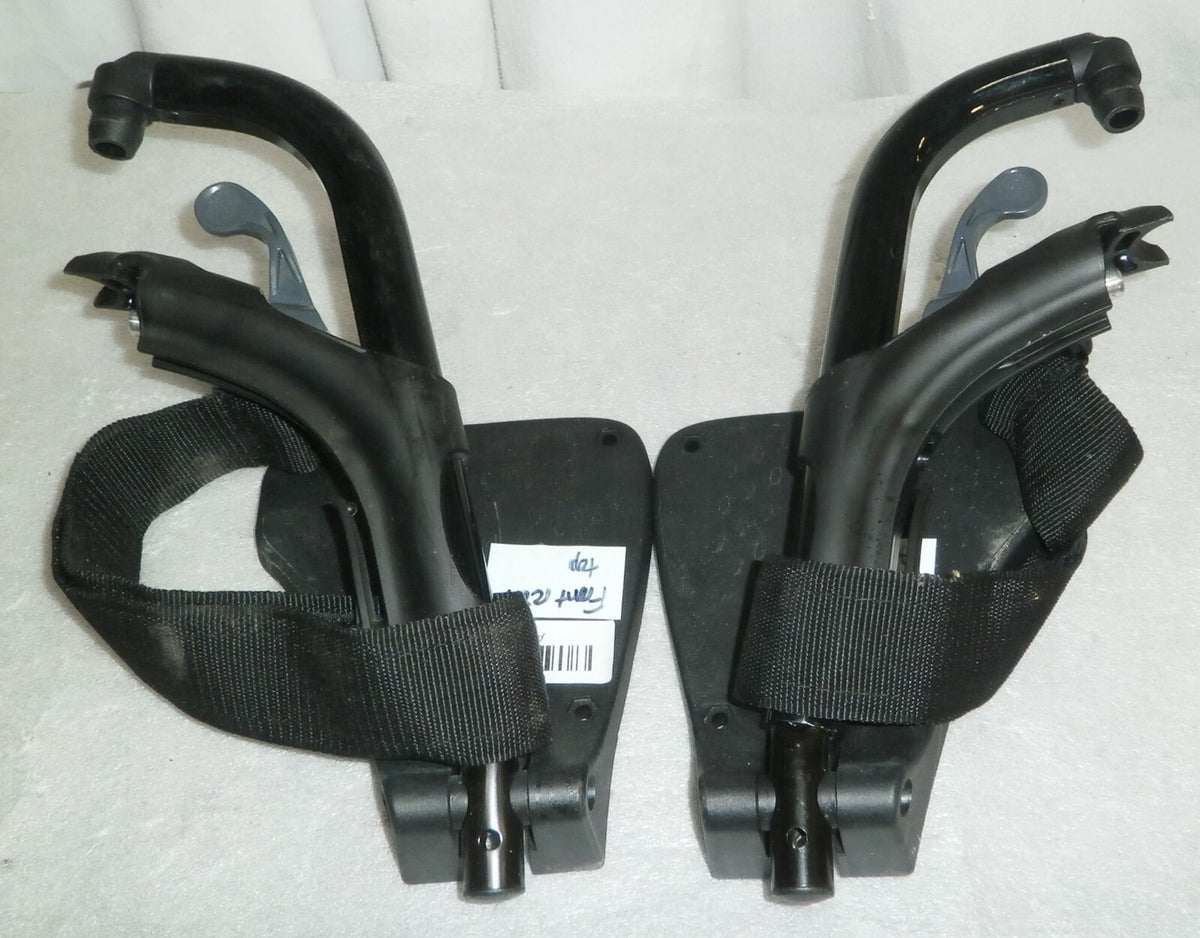 SET OF 2 WHEELCHAIR FOOT RESTS WITH MOUNT PLATES for Invacare Myon