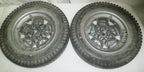 LOT OF 2 PRIMO POWERTRAX WHEELS 3.00-8 SOLID FAIR CONDITION