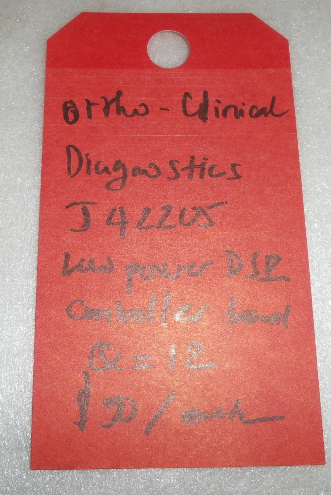 Ortho Clinical J42205 Vitros 950 Blood Analyzer Low Power DSP Controller Board