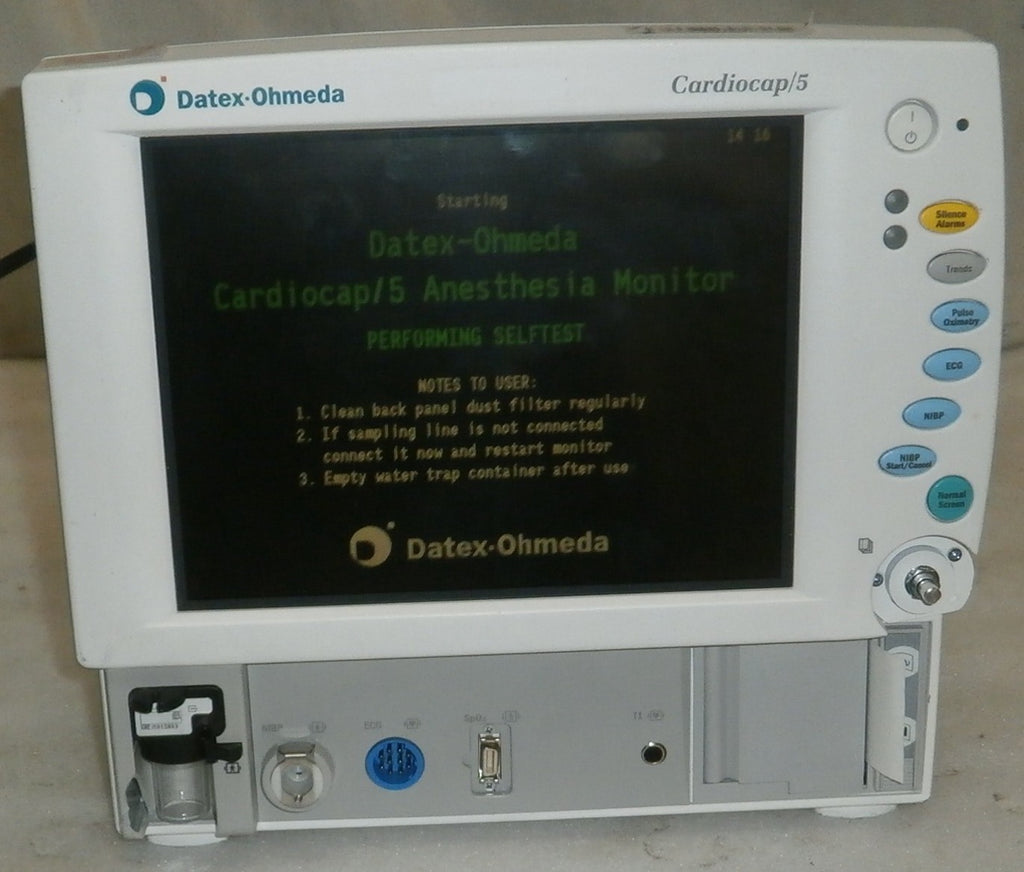 GE Datex-Ohmeda CardioCap 5 Monitor