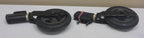 INVACARE MYON WHEELCHAIR FORKS AND CASTERS AND BOLTS AS PHOTO