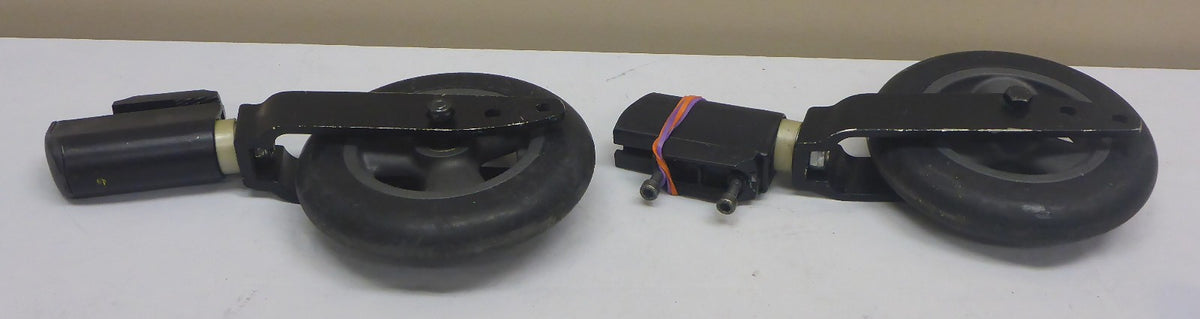 INVACARE MYON WHEELCHAIR FORKS AND CASTERS AND BOLTS AS PHOTO
