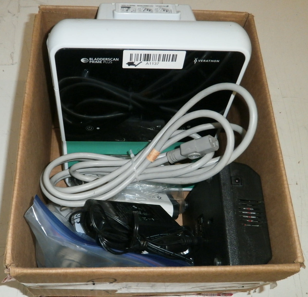 Verathon BladderScan Prime Scanner 0570-0346 w/ Printer, Battery Charger & Probe