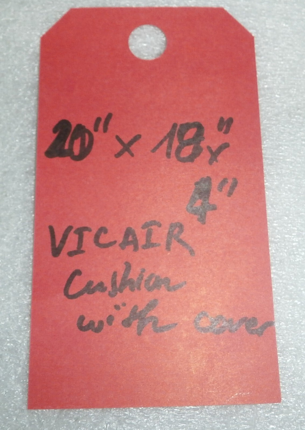 VICAIR CUSHION ADJUSTER 10 ART CODE AAD10/5045 WITH COVER 20x18 INCH