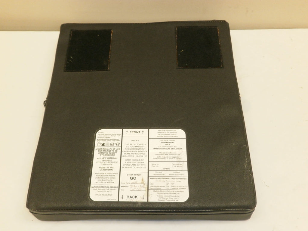 Jay Go Wheelchair Seat Cushion JGO1618 Size 16x18" W/Cover Good Condition