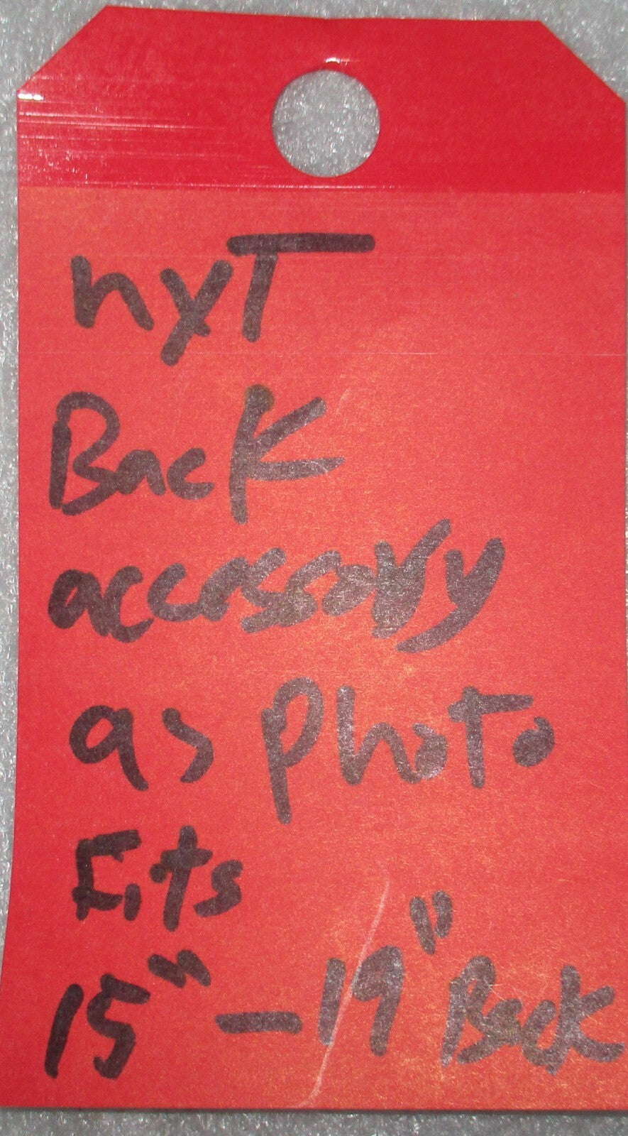 NXT Back Frame Accessories with Brackets as Photo Fit 15-19" Back Good Condition