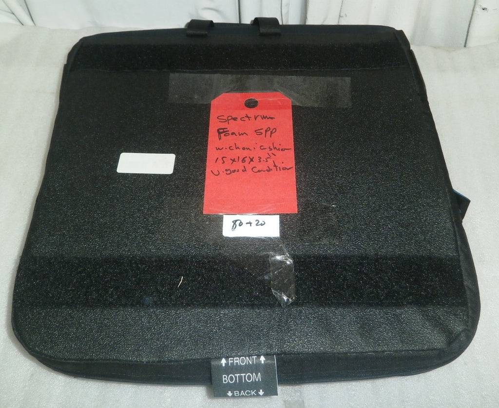 Stealth Product Spectrum Foam SPP Wheelchair Cushion Size 15X16" W/ Cover