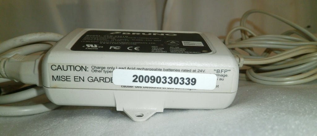 BRUNO STAIR LIFT SRE-3050 ORIGINAL BATTERY CHARGER Model OEM-2401B AP1