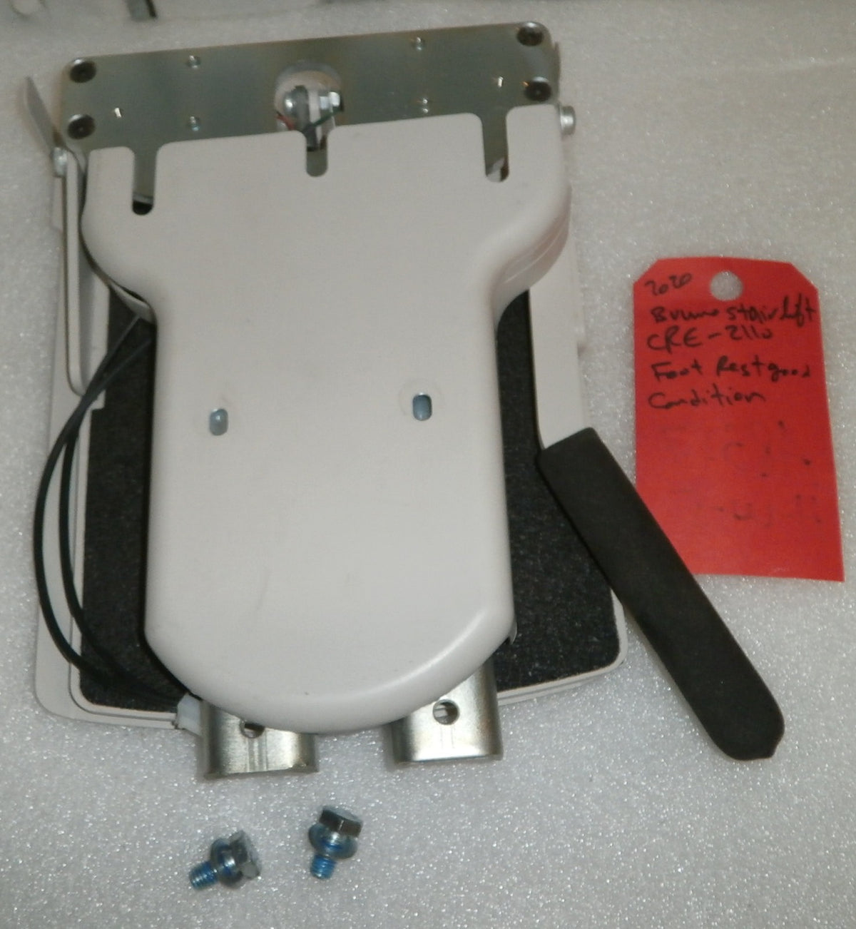 BRUNO STAIRLIFT 2020 CRE-2110 FOOTREST VERY GOOD CONDITION AS PHOTO