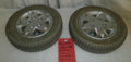 QUANTUM Q6 EDGE WHEELCHAIR WHEELS POWERTRAX 3.00-8 SOLID USED GOOD CONDITION