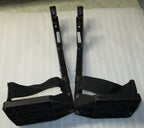 SET OF WHEELCHAIR FOOT REST GOOD CONDITION WITH MOUNT PLATES DIMENSION AS PHOTO