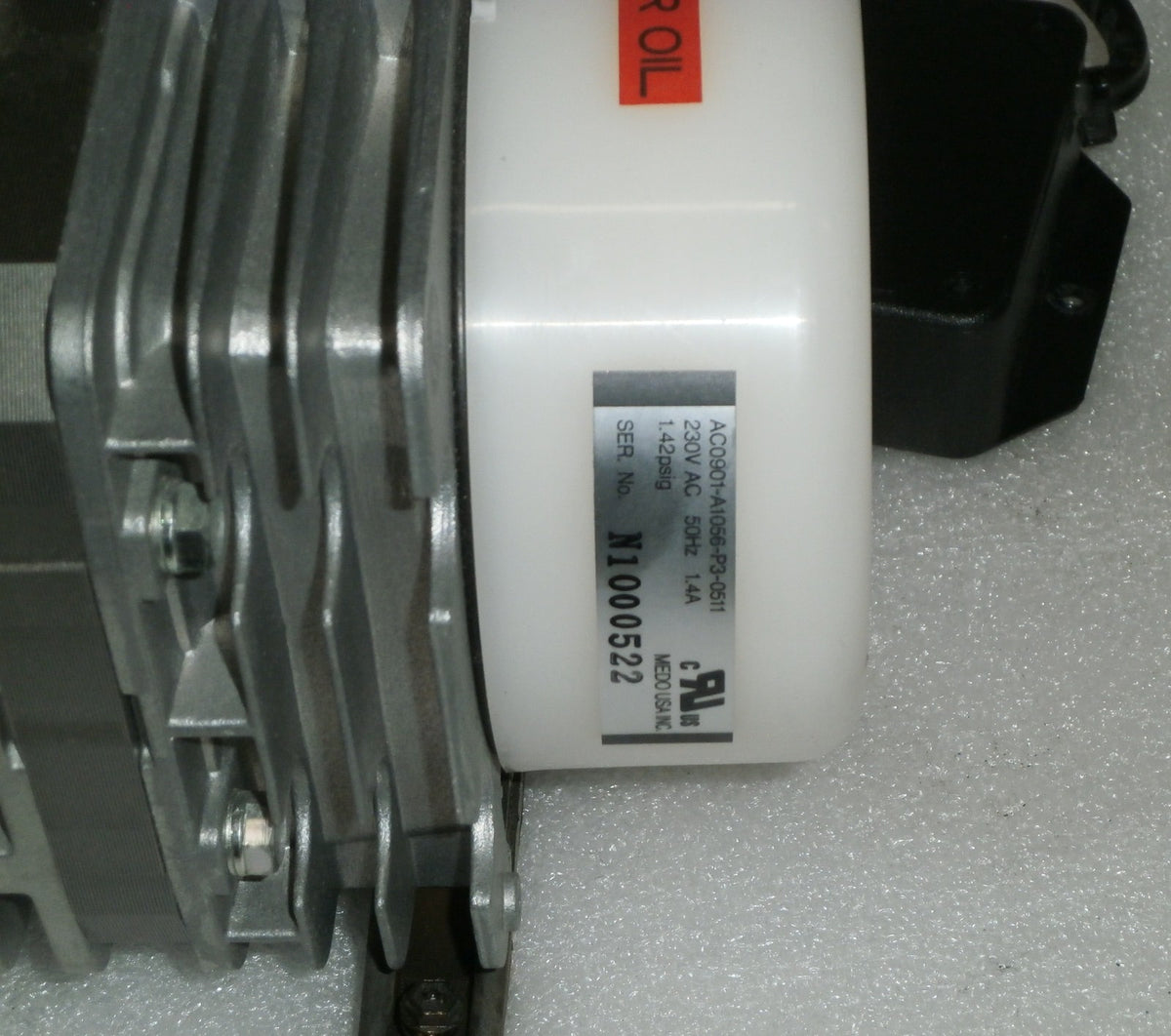 MEDO COMPRESSOR AC0901-A1056-P3-0511 230V WITH PARTS AS PHOTO