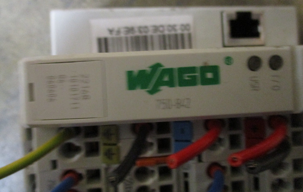 WAGO 750-842 CONTROLLER ETHERNET 1ST GENERATION AND WAGO 750-600 END MODUL