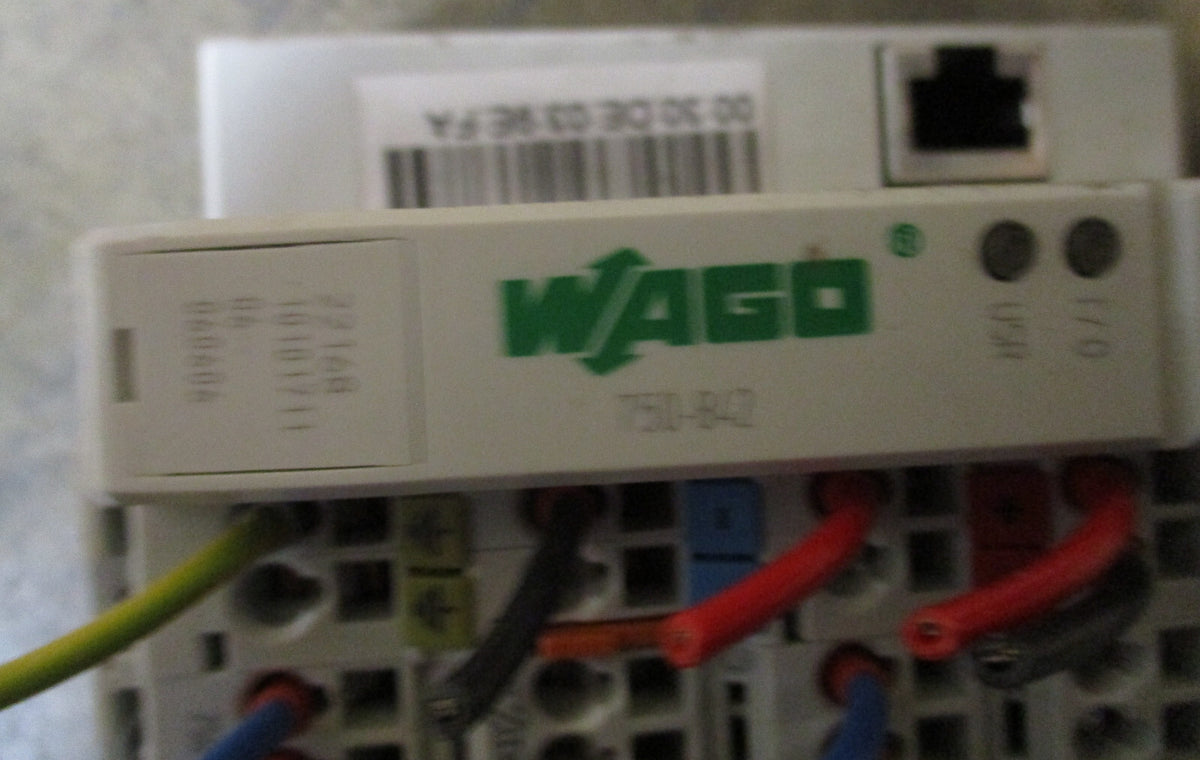 WAGO 750-842 CONTROLLER ETHERNET 1ST GENERATION AND WAGO 750-600 END MODUL