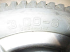 LOT OF 2 PRIMO POWERTRAX WHEEL 3.00-8 SOLID FAIR CONDITION
