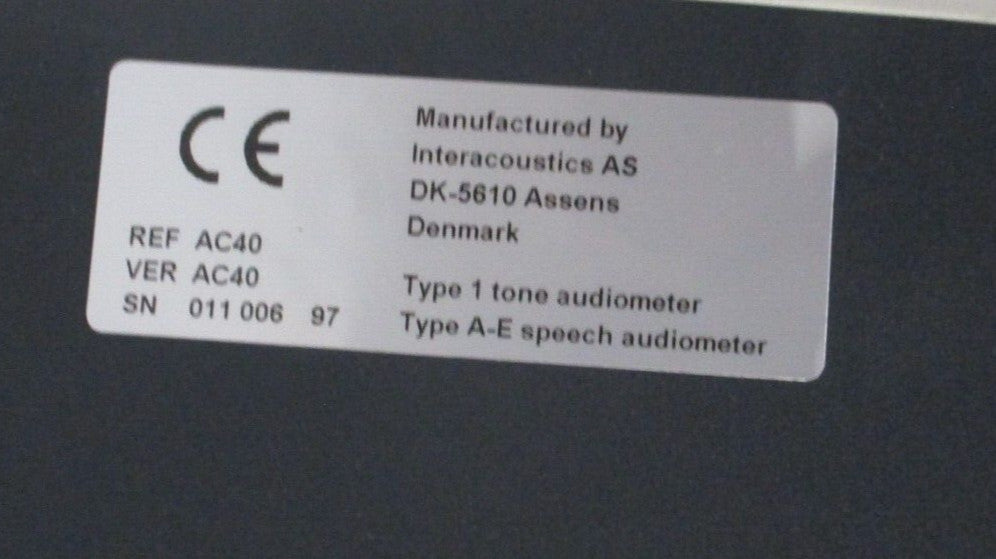 Interacoustics AC40 Audiometer (no accessories)