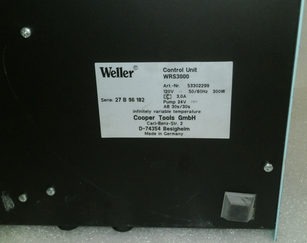 Weller WRS 3000 Repair System (no accessories)
