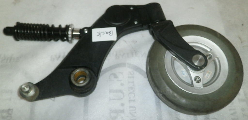 Set of 2 Permobil M300 Parts Back Caster Frames with Absorber as Photo