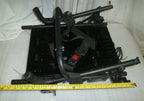 QUICKIE QM-710 Tilt Base with Actuators & Back frame Folded w/ Armrest Support