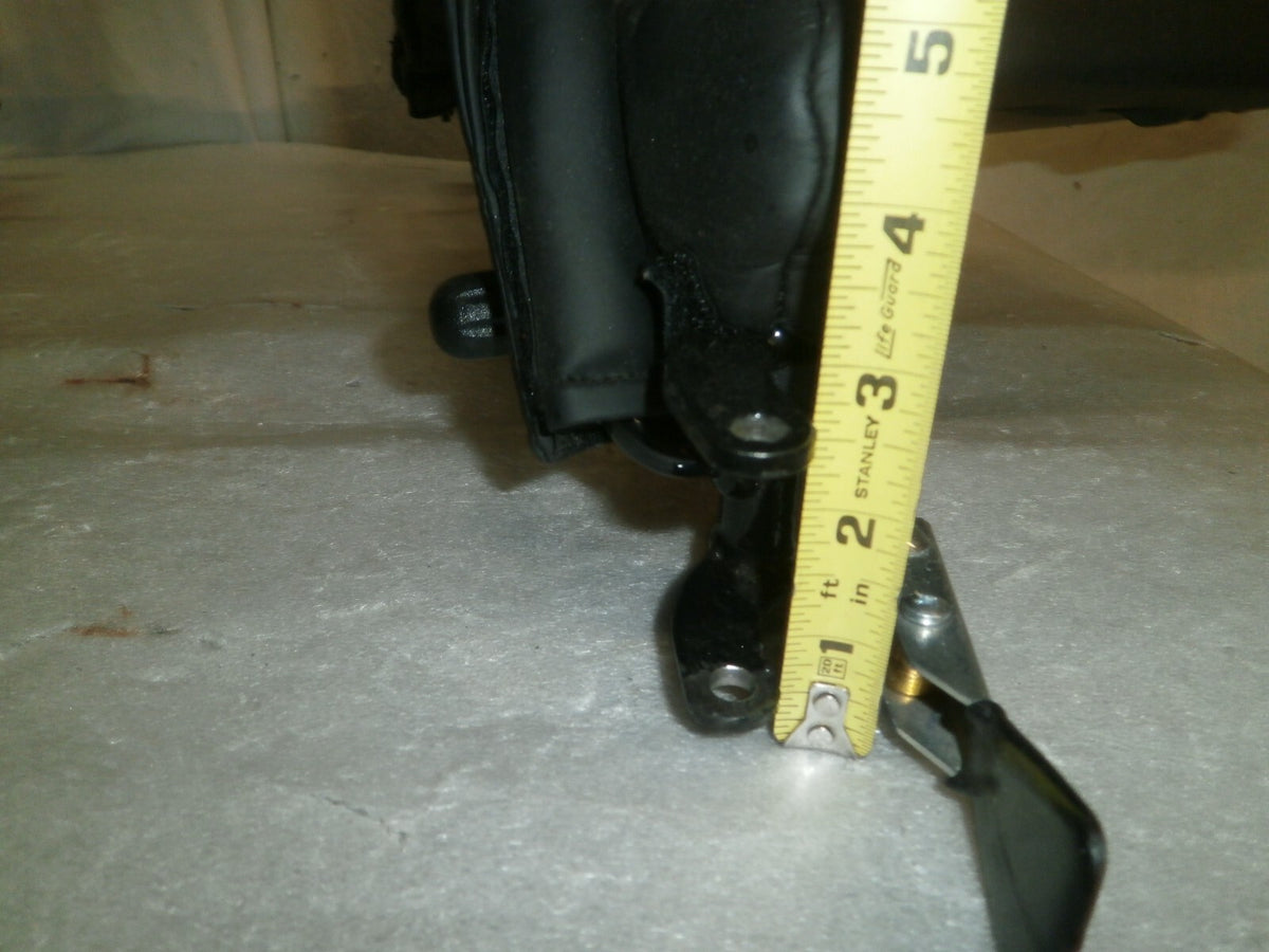 SET OF 2 WHEELCHAIR FOOT RESTS WITH MOUNT PLATES