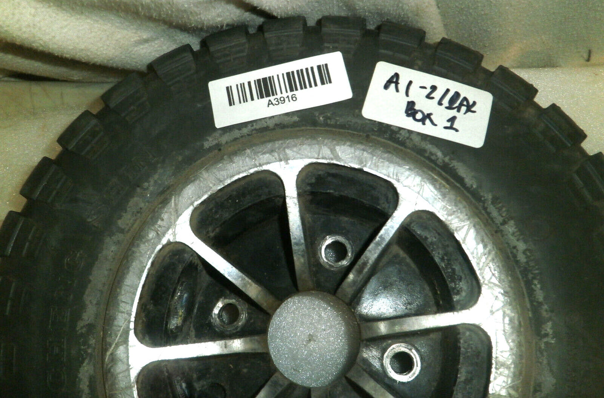 Lot of 2 Wheels from Quantum Q1450 4.00-6 Solid