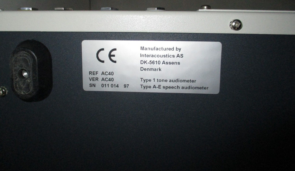 Interacoustics AC40 Audiometer ( No Accessories)