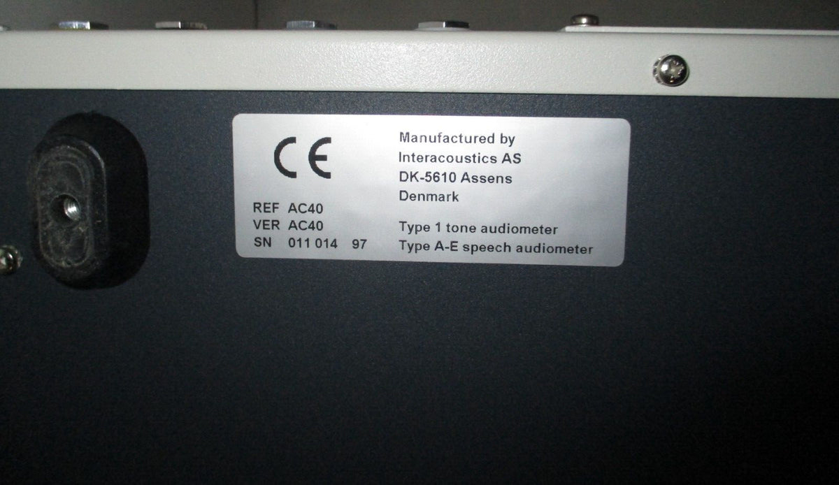 Interacoustics AC40 Audiometer ( No Accessories)