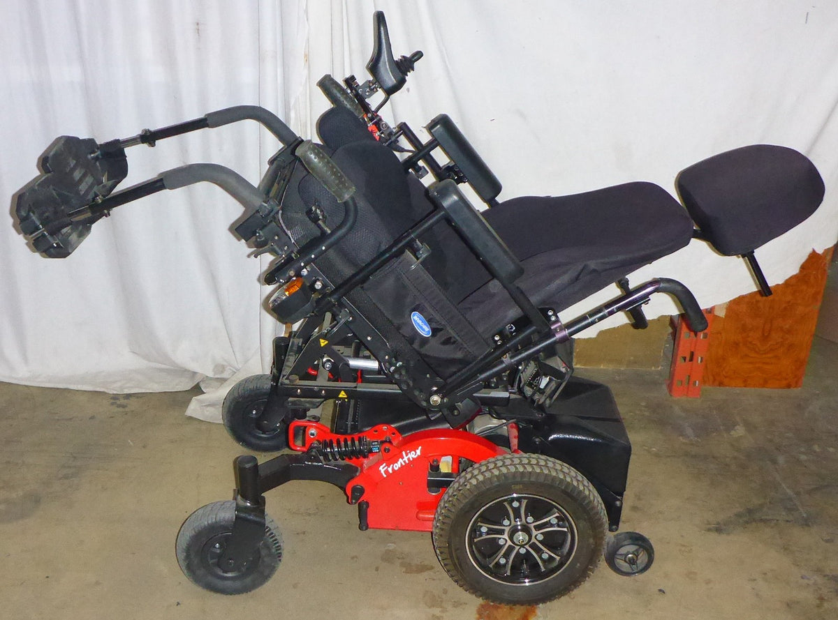QUICKIE MAGIC FRONTIER V6 WHEELCHAIR GOOD CONDITION TILT TESTED WITH OLD BATTER