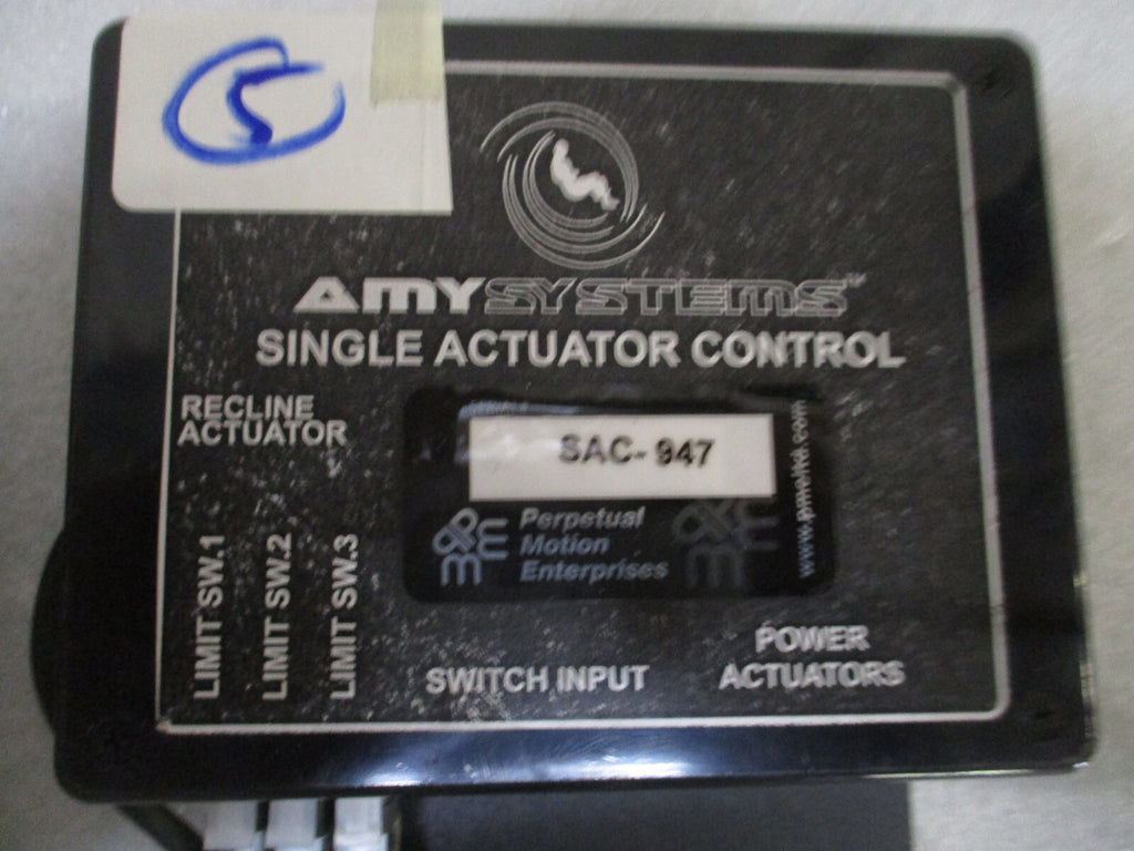 AMY SYSTEMS SINGLE ACTUATOR CONTROL SAC-947 WITH CABLES AS PICTURES