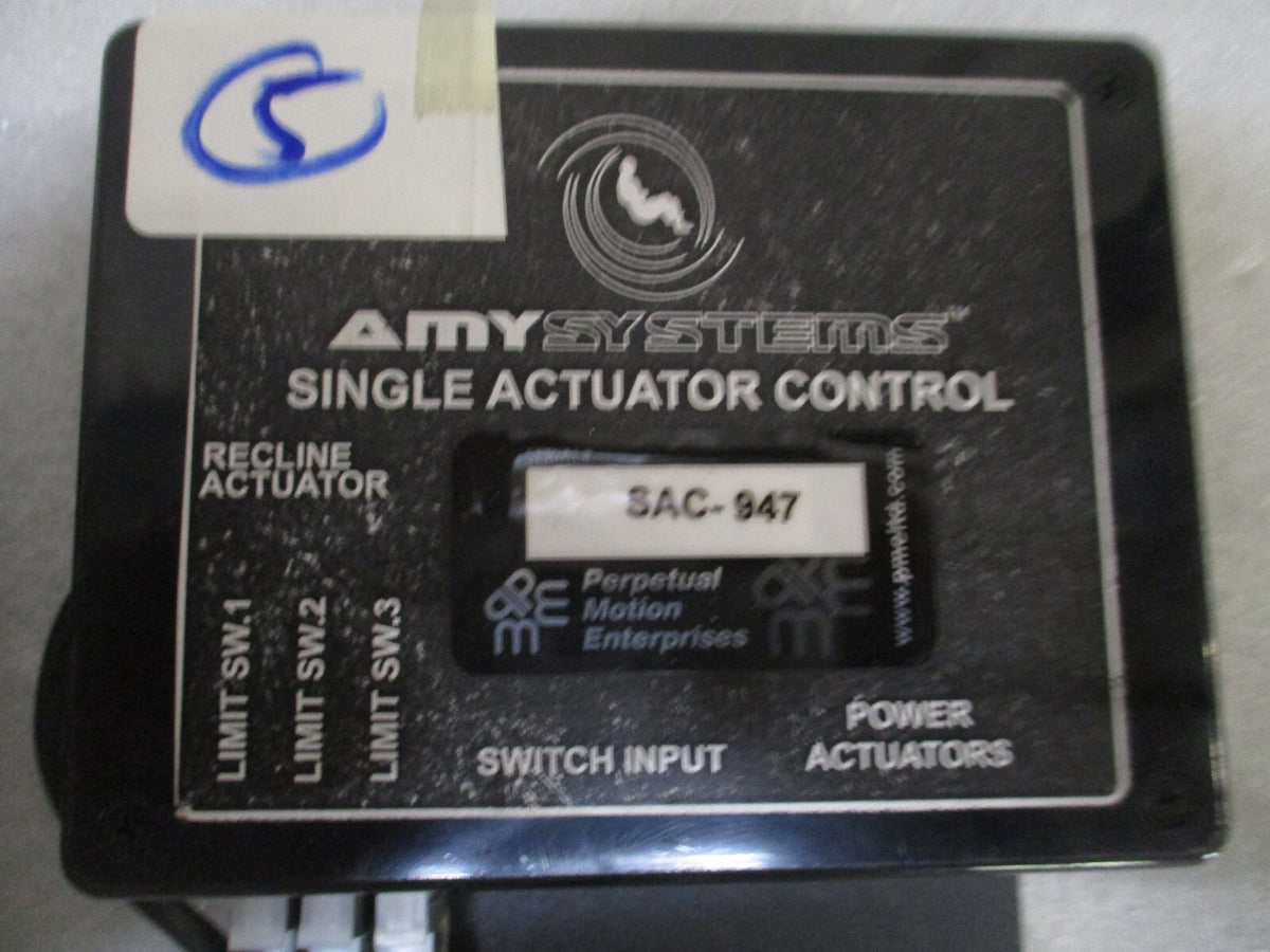 AMY SYSTEMS SINGLE ACTUATOR CONTROL SAC-947 WITH CABLES AS PICTURES