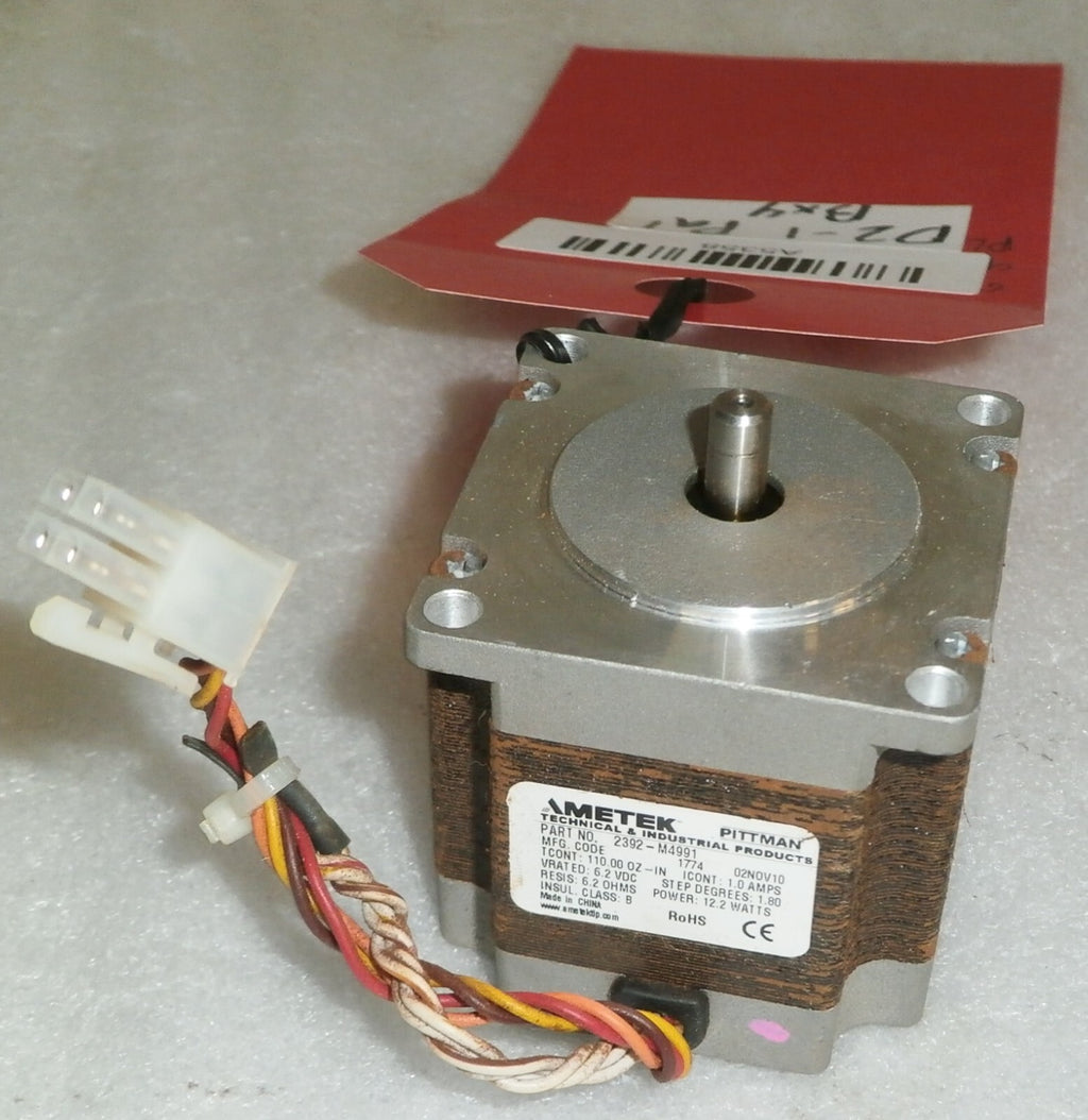 AMETEK PITTMAN 2392-M4991 STEPPER MOTOR WITH POWER 12.2 WATTS