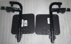 SET OF WHEELCHAIR FOOT REST GOOD CONDITION WITH MOUNT PLATES DIMENSION AS PHOTO